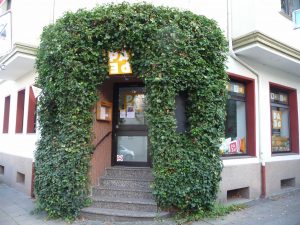 Ort des Geschehens: Das Café PAPE in Essen-Holsterhausen. Fotos: Grimm